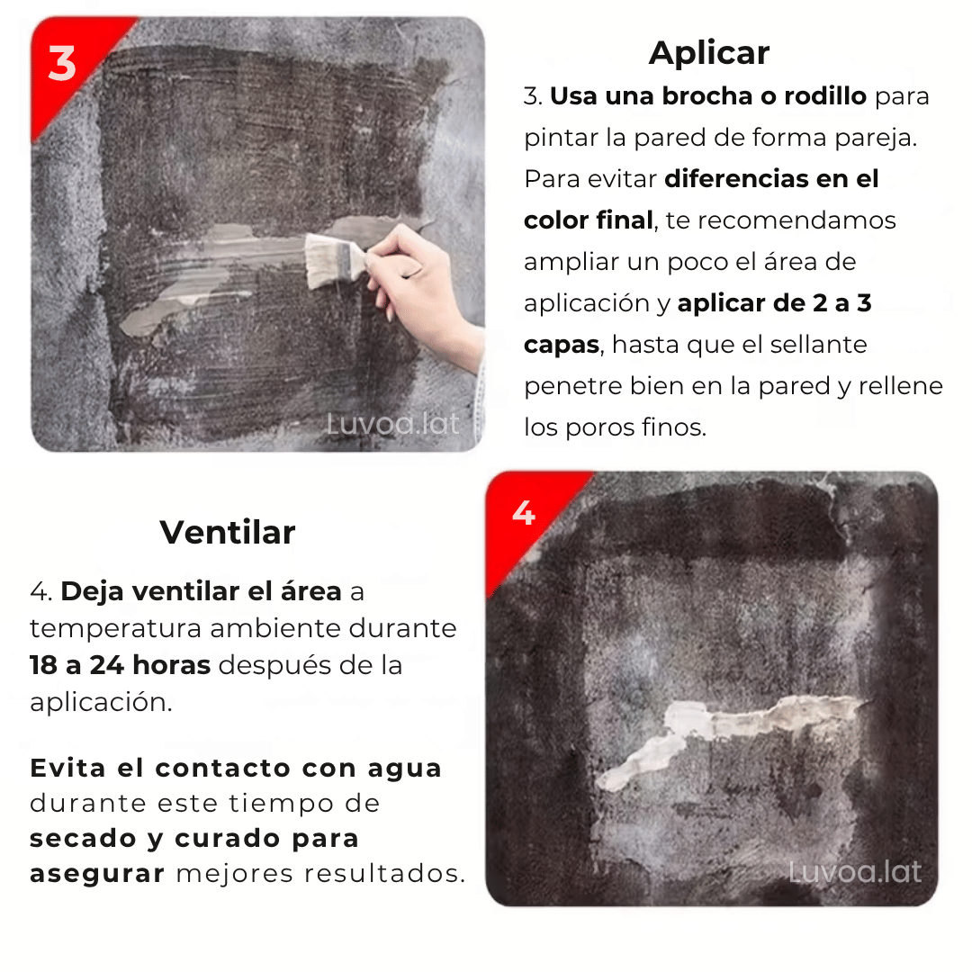 Impermeabilizante Liquido Transparente Resistente Al Agua De 500 Gramos + Brocha