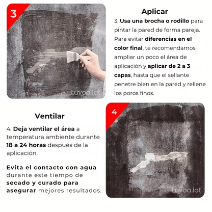 Impermeabilizante Liquido Transparente Resistente Al Agua De 500 Gramos + Brocha