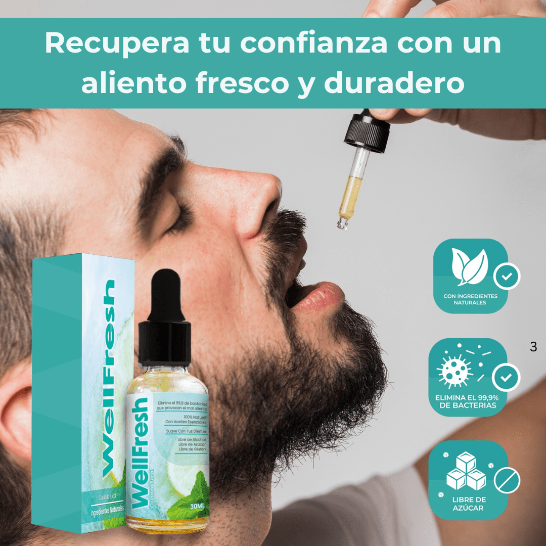 Well Fresh - Elimina El Mal Aliento Desde La Raíz